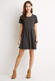 Heathered Babydoll Dress Babydoll Dress Dresses Day Dresses