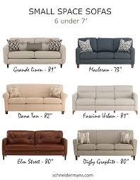 Furnishing Small Spaces 6 Sofas Under 7 Feet Schneiderman S The Blog Design And Decorating Sofas For Small Spaces Furnishing Small Spaces Small Sofa