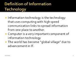 Introduction To Information Technology Lecture 1 Technology Information Technology Lecture