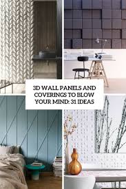 A wide variety of wallpaper geometric pattern options are available to you, such as style, function, and design style. 3d Wall Panels And Coverings To Blow Your Mind 31 Ideas Digsdigs