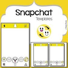 Snapchat Templateeven At A Young Age Social Media Is Something Children Are Aware Of And Motivated By Use Th Snapchat Template Teaching Teaching Kindergarten