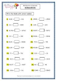 Grade fifth math worksheets angles new 5th printable common core. Grade 4 Maths Resources 3 7 1 Multiplication Of Decimals By 10 100 And 1000 Printable Worksheets Lets Share Knowledge