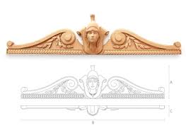 Wooden corbels wood appliques victorian furniture craftsman furniture design woodworking carving doors cover. Artistic Wood Onlay For Cabinets Fireplace Wall Art For Sale At 1stdibs