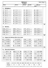 Klasse und matheaufgaben zum schriftlichen dividieren. Test Mathe Ende 3 Klasse Standartisierter Test Lernstandserhebung Tests Arbeitsblatter Mathe Klasse 3 Grundschulmaterial De