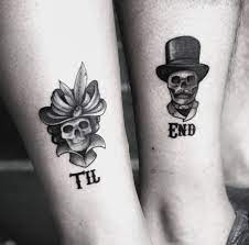 If you believe that your relationship is a result of some divine intervention and that both of you have met each other due to some karmic turn of events then get ready to ink this till death do us part is actually a wedding vow which you can make a tattoo of. Till Death Do Us Part Tattoos For Couples Tattoo