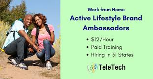 Make 12 Hr As An Active Lifestyle Brand Ambassador 31 States Work From Home Jobs By Rat Race Rebellion What do brand ambassadors do? active lifestyle brand ambassador 31