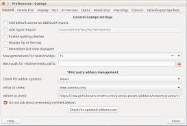 Sephardic jews (from areas around the mediterranean) did not start adopting family names until the 15th century, when expulsion from spain meant finding a way to keep family ties. Gramps 5 1 Wiki Manual Settings Gramps