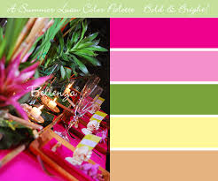 Pink and lemon green colour combination. Apple Green Colour Combination