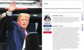 Free shipping on millions of items. Donald Trump S New From The Desk Of Website Crashed Shared Claim Arizona Rigged Election Result Daily Mail Online