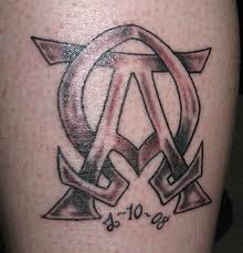 The omega to the question's alpha. Alpha Omega Latest Tattoo Brad Mcclain Flickr