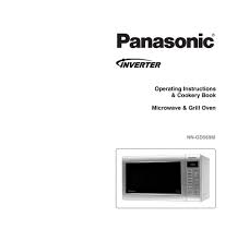 To use add time (page 23). Panasonic Nn Gd569m Operating Instructions Cookery Book Pdf Download Manualslib