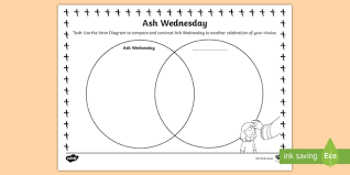 You will receive your score and answers at the end. Ash Wednesday Worksheet Venn Diagram