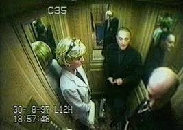 Diana, Princess of Wales and Dodi Al Fayed pictured on CCTV at the Ritz  Hotel in Paris just hours before the fatal crash - August 30, 1997