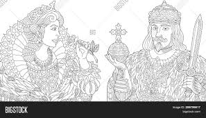 Explore 623989 free printable coloring pages you can use our amazing online tool to color and edit the following king and queen coloring pages. Coloring Pages King Image Photo Free Trial Bigstock