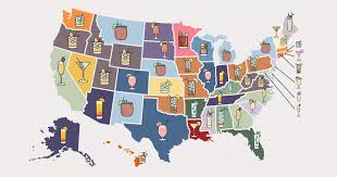 The Most Popular Cocktail In Every State According To Google Popular Cocktails Most Popular Cocktails Most Popular Alcoholic Drinks