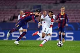 Follow sportskeeda for all the latest news about psg and. Barcelona 1 4 Paris Saint Germain Player Ratings As Sensational Kylian Mbappe Hat Trick Stuns Catalans At Camp Nou Uefa Champions League 2020 21
