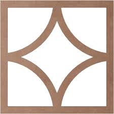 Ceiling medallion chandelier light fixture carved ivory cover decor 13. Ekena Millwork Cmwp16x16x0250stmf 16 Od X 11 4 Id X 1 4 T Statesman Wood Fretwork Pierced Ceiling Medallion Mdf