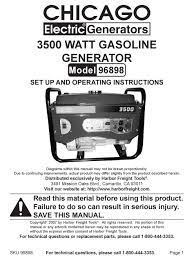 Maybe you would like to learn more about one of these? Chicago Electric 96898 Set Up And Operating Instructions Manual Pdf Download Manualslib