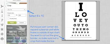 Diy Photo Eye Chart Art With Tutorial Domestic Superhero