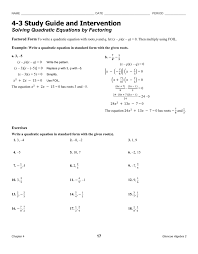 Welcome to this video on factoring quadratic equations. Solving Quadratic Equations By Factoring