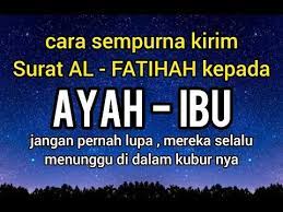 Seperti yang telah disampaikan dalam hadits di atas, doa seorang anak sholeh merupakan. Inilah Cara Mengirim Surat Al Fatihah Kepada Kedua Orang Tua Baik Masih Hidup Atau Telah Meninggal Youtube Doa Ibu Doa