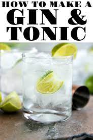 How To Make A Gin And Tonic Recipe Best Gin And Tonic Gin And Tonic Gin Tonic Recipe