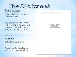 At the top left of your title page only, use the words running head: The Apa Format Title Page Ppt Video Online Download