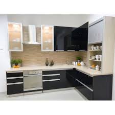 Modular Kitchen Designs For L Shaped Kitchen In 2020 Modern Kitchen Cabinet Design Modern Black Kitchen Stylish Kitchen