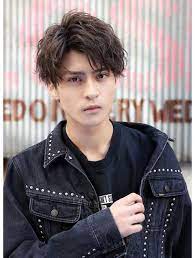 前下がりマッシュ スパイラルパーマ トップガンマッシュ l024190367 ネイビー navy のヘアカタログ ホットペッパービューティー メンズ ヘアスタイル スパイラルパーマ メンズ メンズ パーマ