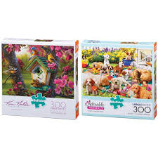 It was painted by the talented alan giana, whose paintings of colorful paths, charming country hideaways. Buffalo Games 300 Piece Large Size Puzzle Assortment 2500tt Blain S Farm Fleet
