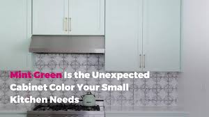 mint green is the unexpected kitchen