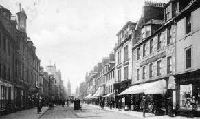 Tour Scotland Photographs Old Photograph Of Shops People And Houses On The High Street In Perth Perthshire Scotland Perth Scotland Old Photos Scotland