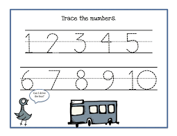 Trace The Numbers 1 10 Tracing Worksheets Preschool Tracing Numbers 1 10 Learning Numbers
