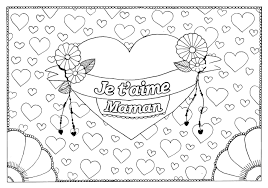 Fete des meres tableau art moderne abstrait 60x80 signé coeur de l ocean. Fete Des Meres 9 Fete Des Meres Coloriages Difficiles Pour Adultes