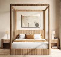 Ferly Factory Customization Luxury Wooden Modern Drawer Bedroom Furniture  Bedside Table Solid Oak Large Open Nightstand
