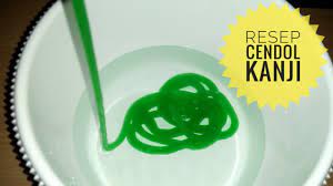 Cara mudah membuat cendol sutra ide jualan dirumahaja. Resep Membuat Cendol Kanji Youtube