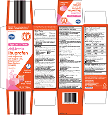 kroger co childrens ibuprofen drug facts