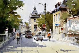 Landscape Gardening Jobs Perth Landscape Gardening Jobs In New Zealand Watercolor Landscape Paintings Watercolor Landscape Watercolor Architecture