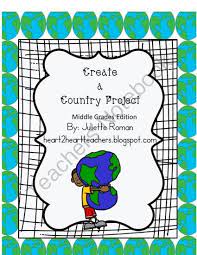 Create A Country Project Map Skills Letter To Students Student Activities