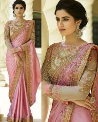 If you are the bride to be, check out the exclusively curated bridal sarees and wedding sarees collection here. Free Pink Designer Party Wear Saree For Women Wholesale Bridal Saree Rs 1660 Piece Id 17651582891