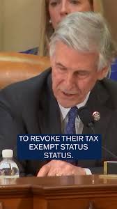 Republicans want to give the Trump Administration unrestrained authority to  strip tax-exempt status from any non-profit organization without due  process, essentially giving them the power to shut down ...