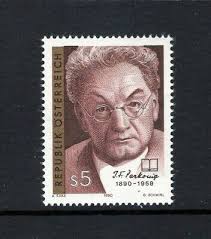 Austria 1990 JOSEPH FRIEDRICH PERKONIG, POET SC 1513 MNH