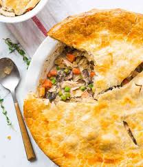 Healthy Chicken Pot Pie Easy Low Calorie Only 380 Calories For A Huge Creamy Serving Fi Healthy Chicken Pot Pie Chicken Pot Pie Recipes Diy Food Recipes