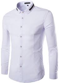 Jeansian Mens Casual Business Long Sleeves Dress Shirts Slim Fit Office Tops 8779 Amazoncouk Clothing Casual Shirts For Men Latest Clothes For Men Shirts