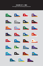 Chart Converse Chuck Taylors In The Brand Colors Of Nba