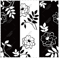 Bunga sepatu hitam putih, hd png download. Png Bunga Vintage Minimalis Hitam Dan Putih Png Grafik Gambar Unduh Gratis Lovepik