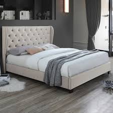 Save 10% on 2 select item (s) free shipping. Vic Furniture Oat White Diamond Queen Bed Frame Temple Webster