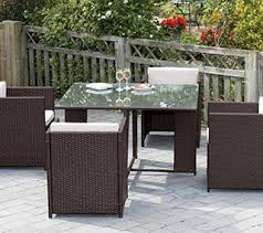 It can not only make your outdoor life more comfortable, but also make your garden more beautiful with its fashionable and modern style. Santona Rattan Garden Furniture Set 7 Piece Home Store More Rattan Garden Furniture Rattan Garden Corner Sofa Garden Furniture