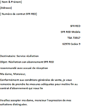 10 courrier de resiliation sfr street balades. Comment Resilier Son Abonnement Sfr Red