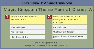 Have some fun with this super trivia quiz on amusement parks and rides. Trivia Quiz Magic Kingdom Theme Park At Disney World